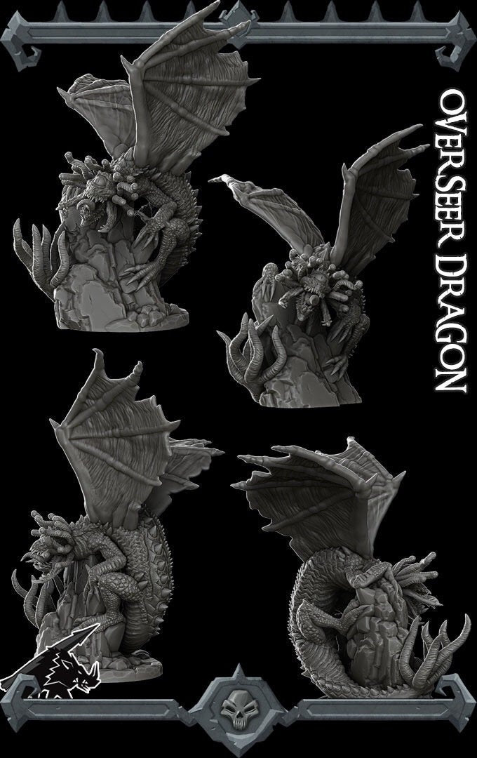 OVERSEER DRAGON - Miniature | All Sizes | Dungeons and Dragons | Pathfinder | War Gaming
