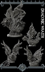 DRACONIC WRAITH - Miniature | All Sizes | Dungeons and Dragons | Pathfinder | War Gaming