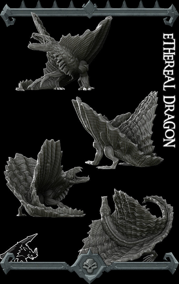 ETHEREAL DRAGON - EPIC Sized model kit | Dungeons and dragons | Cthulhu| Pathfinder | War Gaming