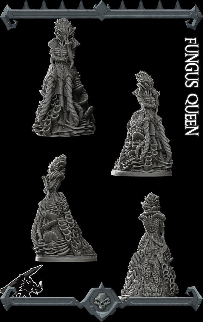 FUNGUS QUEEN - Miniature | All Sizes | Dungeons and Dragons | Pathfinder | War Gaming