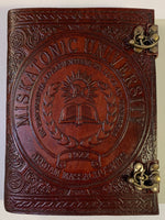 Miskatonic University Real Leather Notebook Journal Sketchbook Arkham Horror LCG Campaign Log