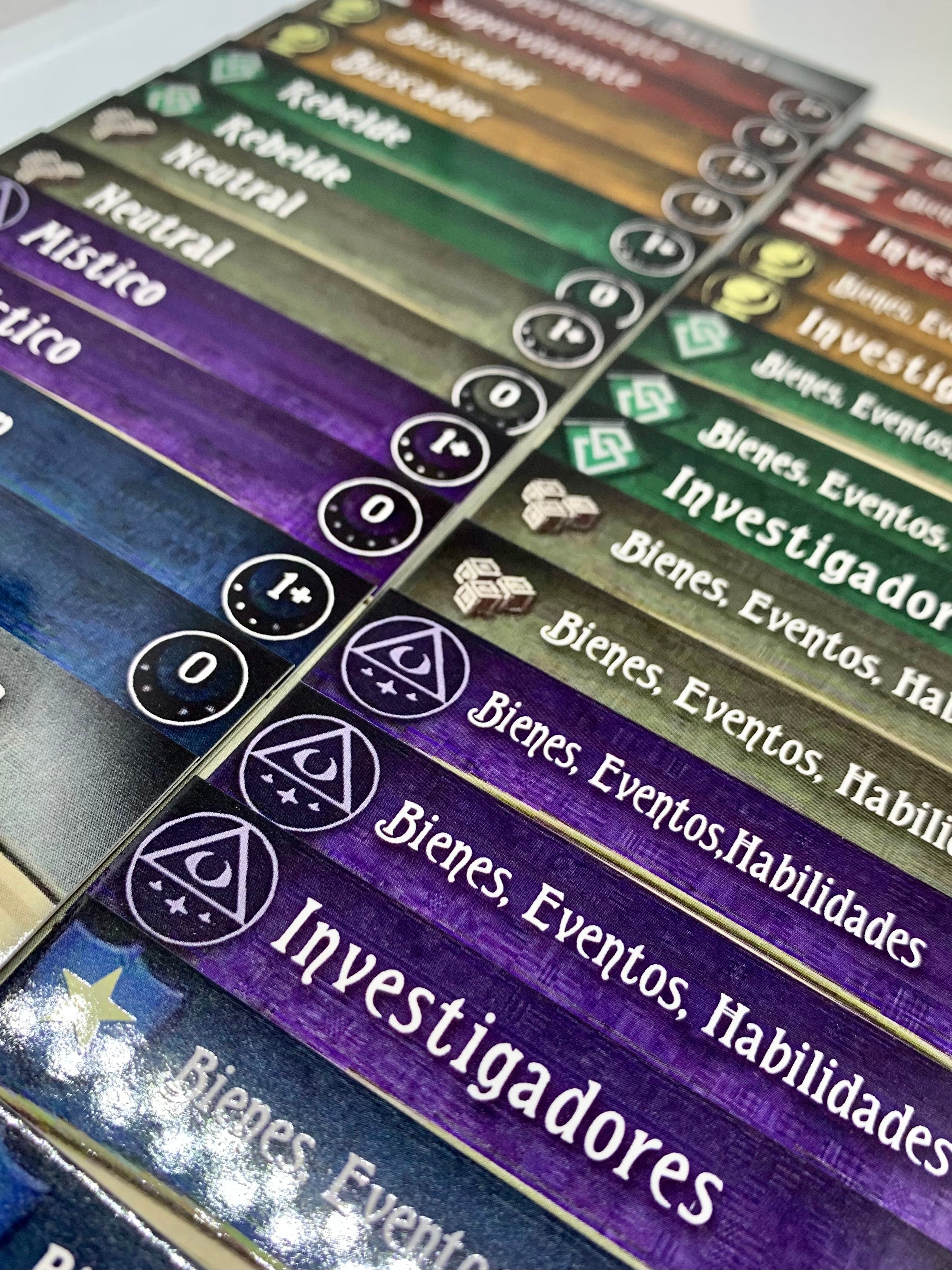 Arkham Horror LCG Deck Box Dividers - High Quality Unique Printed Card Paragon Star Arkham Horror LCG Deck Box Dividers - High Quality Unique Printed Card Paragon Star