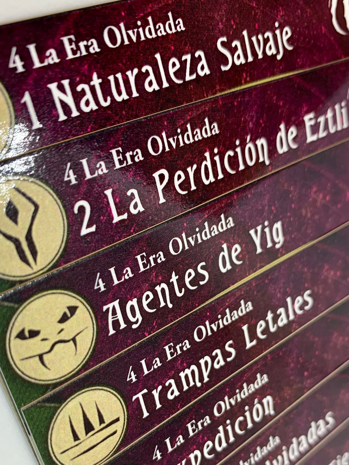 Arkham Horror: El juego de cartas - Separadores de caja de cubierta - Española !