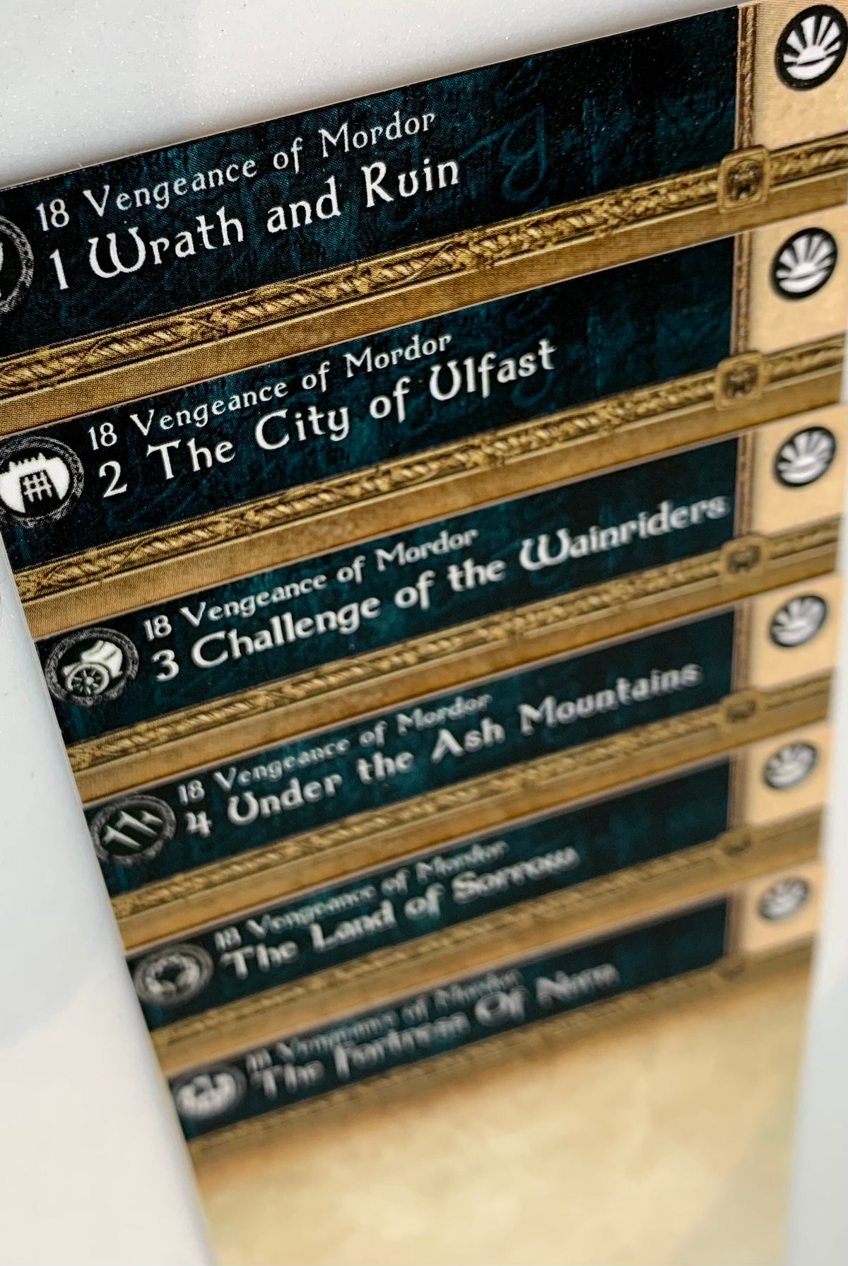 Vengeance Of Mordor - The Lord of the Rings: LCG Deck Box Dividers