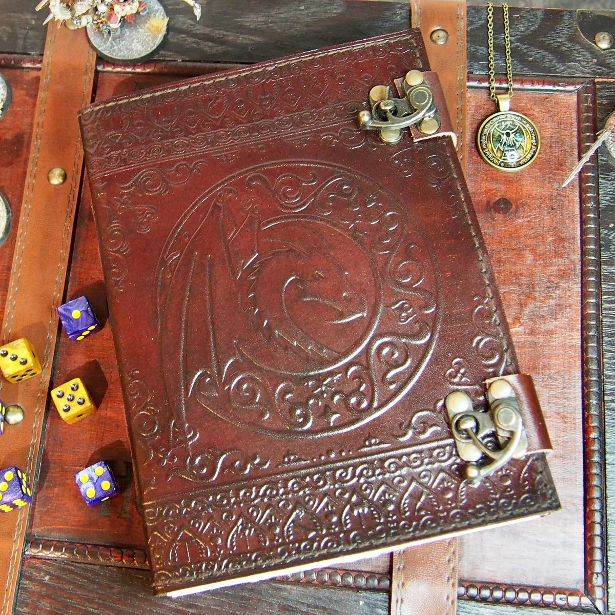 Dungeon Master Real Leather Notebook | Journal | Sketchbook | Campaign Log