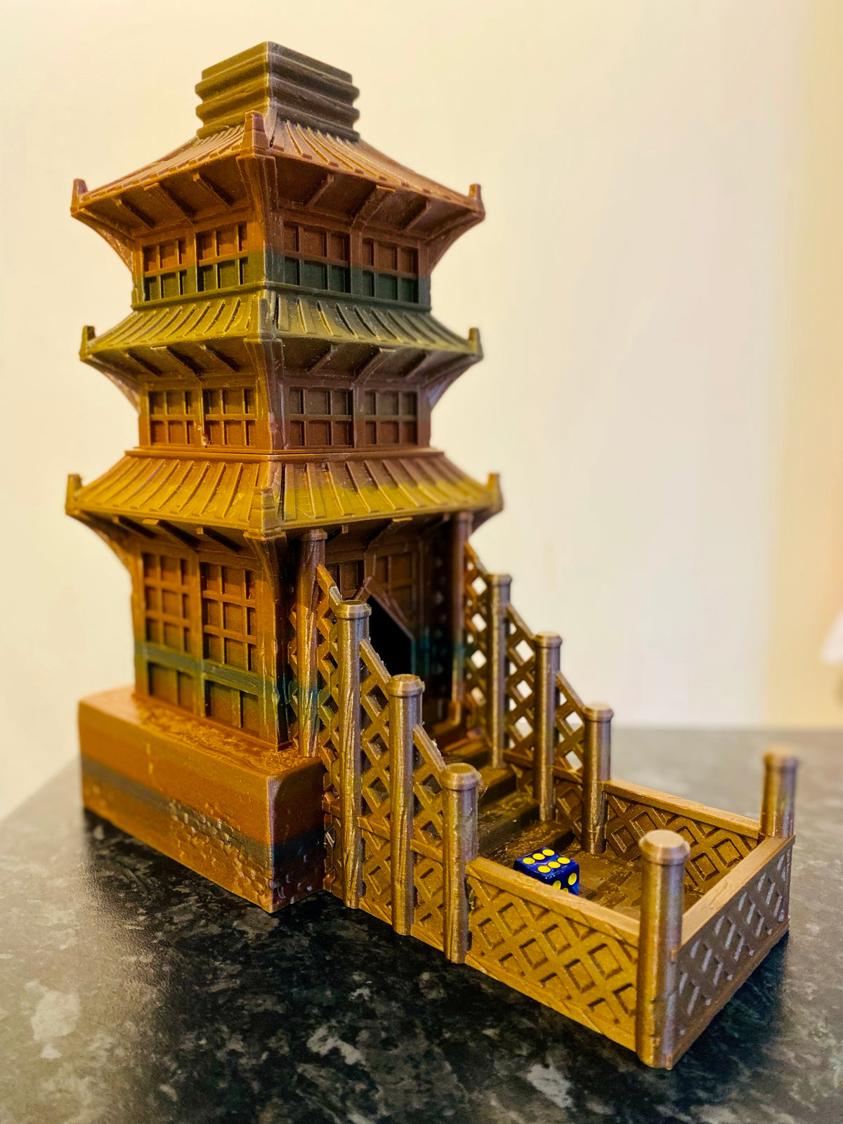 The Game of Destiny - 'Oriental Tower' Dice Tower