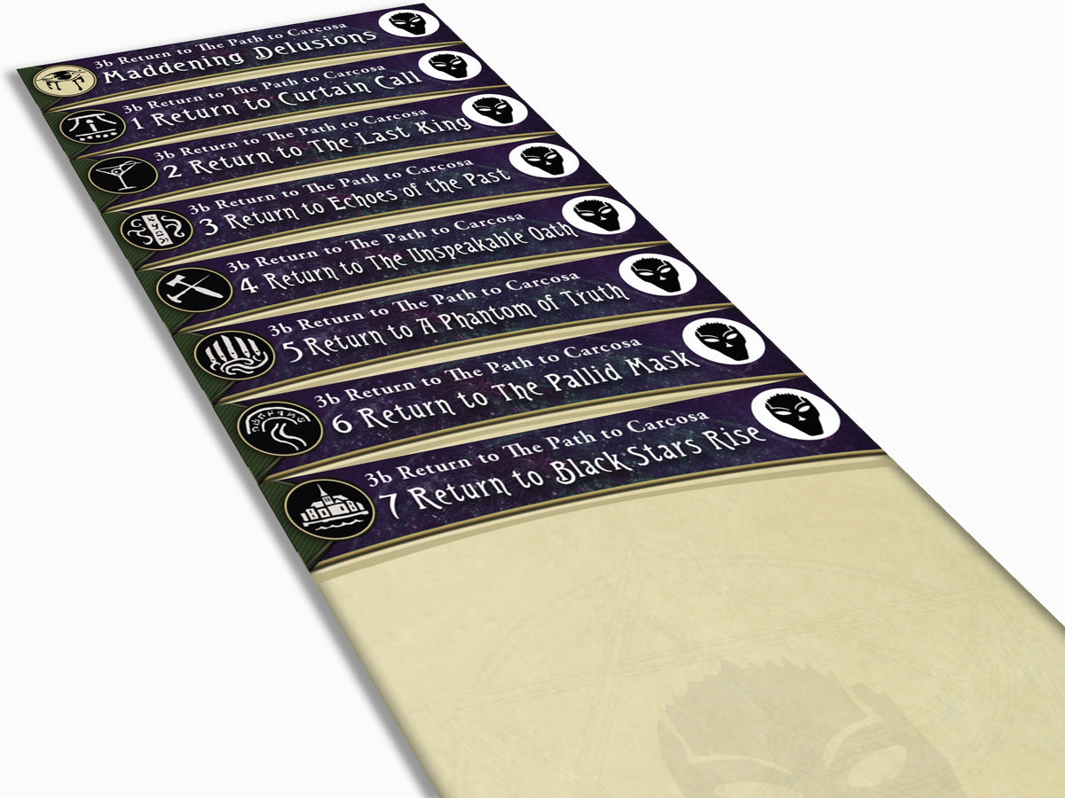 Return to The Path To Carcosa - Arkham Horror LCG Deck Box Dividers