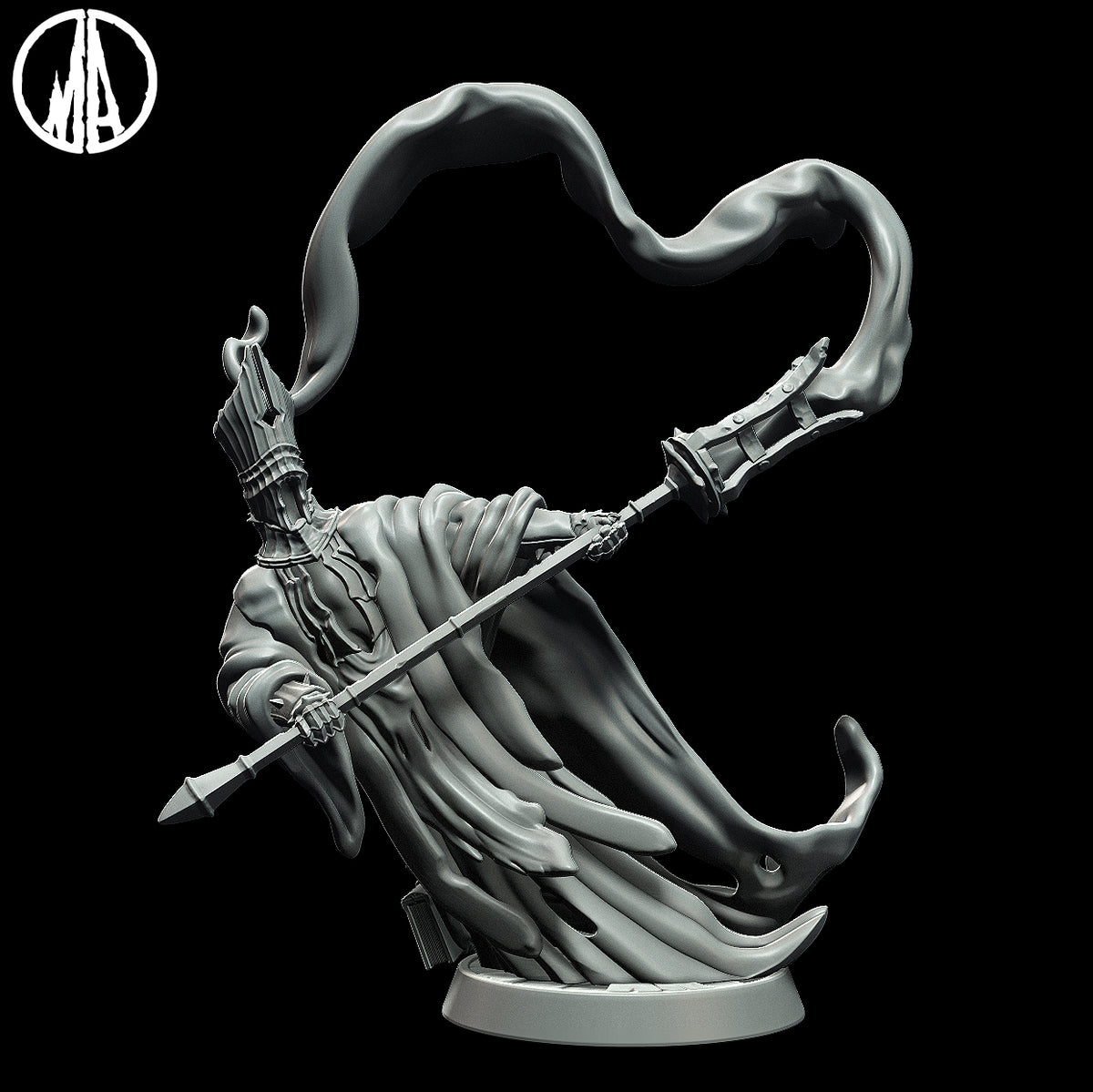Insane Cleric | 32mm Scale Resin Model | From the Lost Souls Collection
