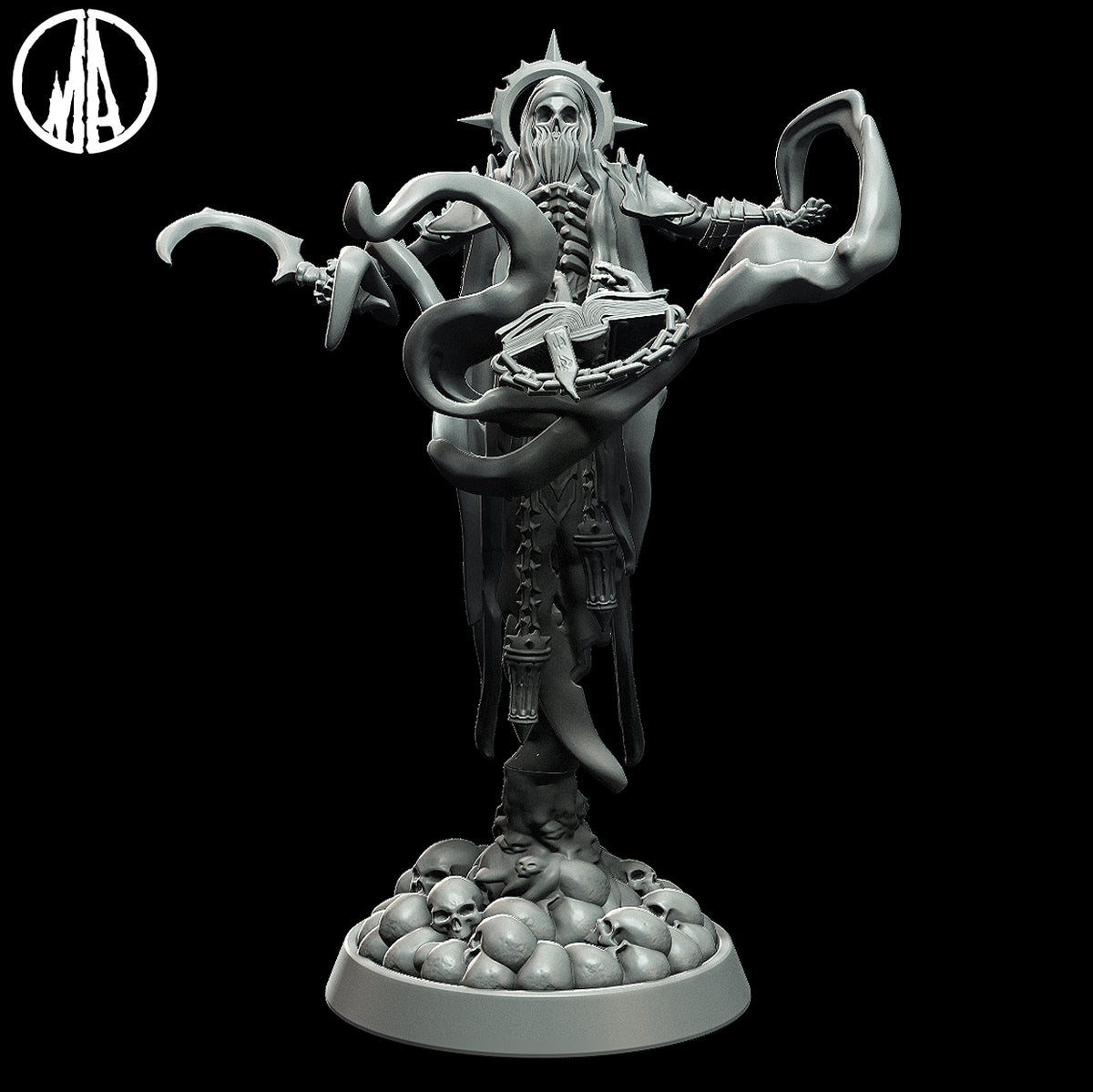 Necromancer | 32mm Scale Resin Model | From the Lost Souls Collection