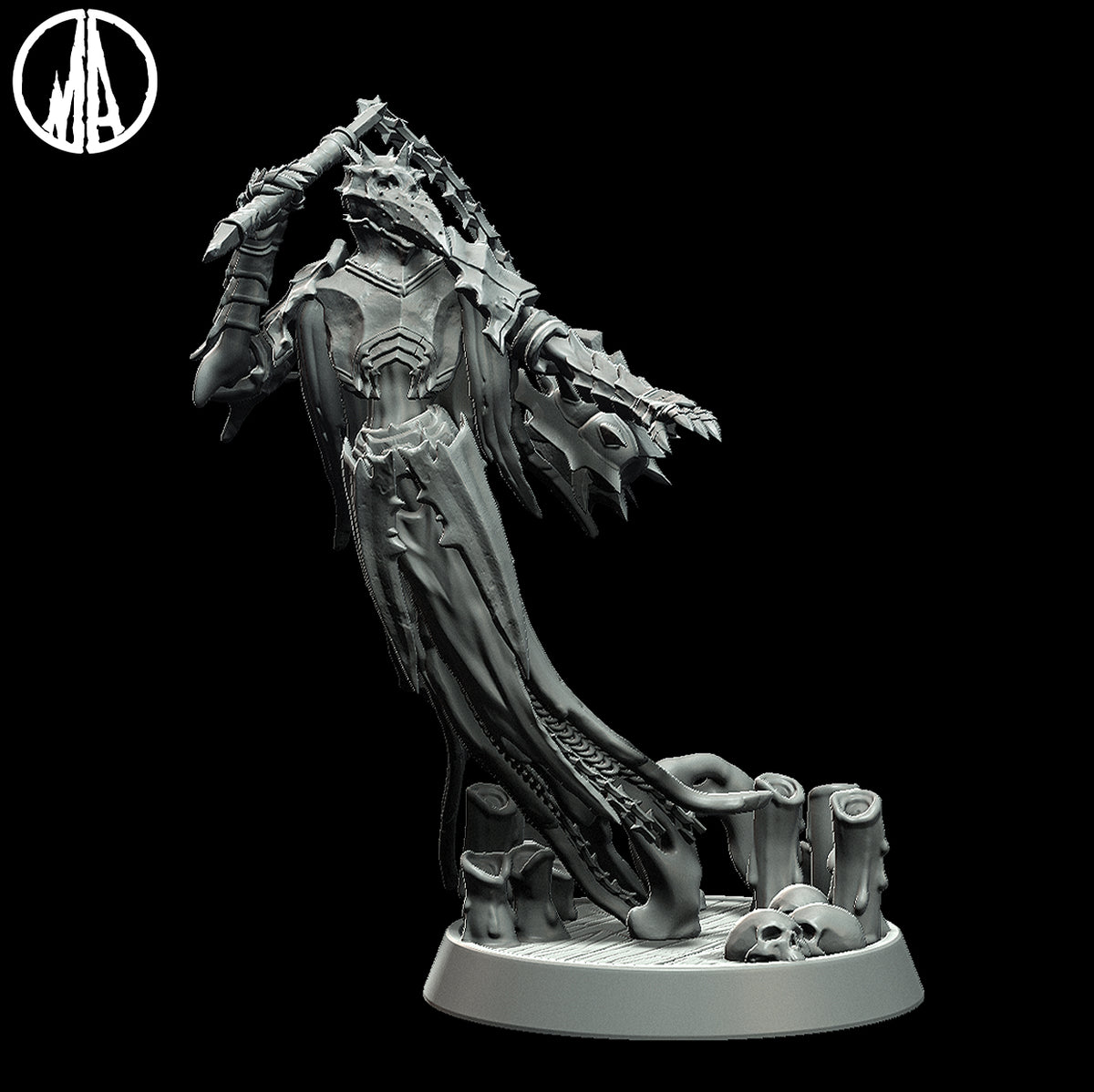 Plagued Wraith | 32mm Scale Resin Model | From the Lost Souls Collection
