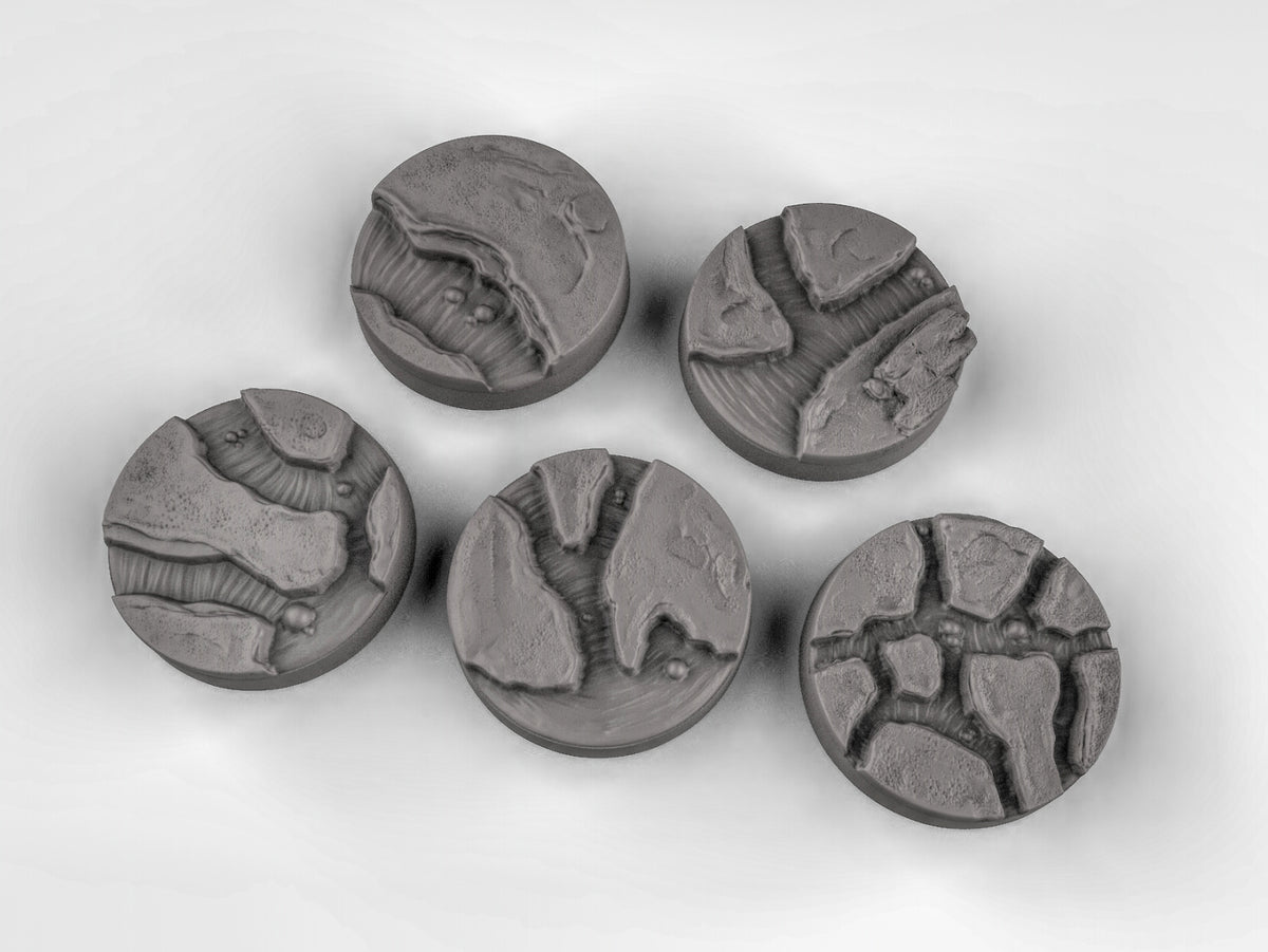 Lava Bases Resin Miniature for DnD | Tabletop Gaming