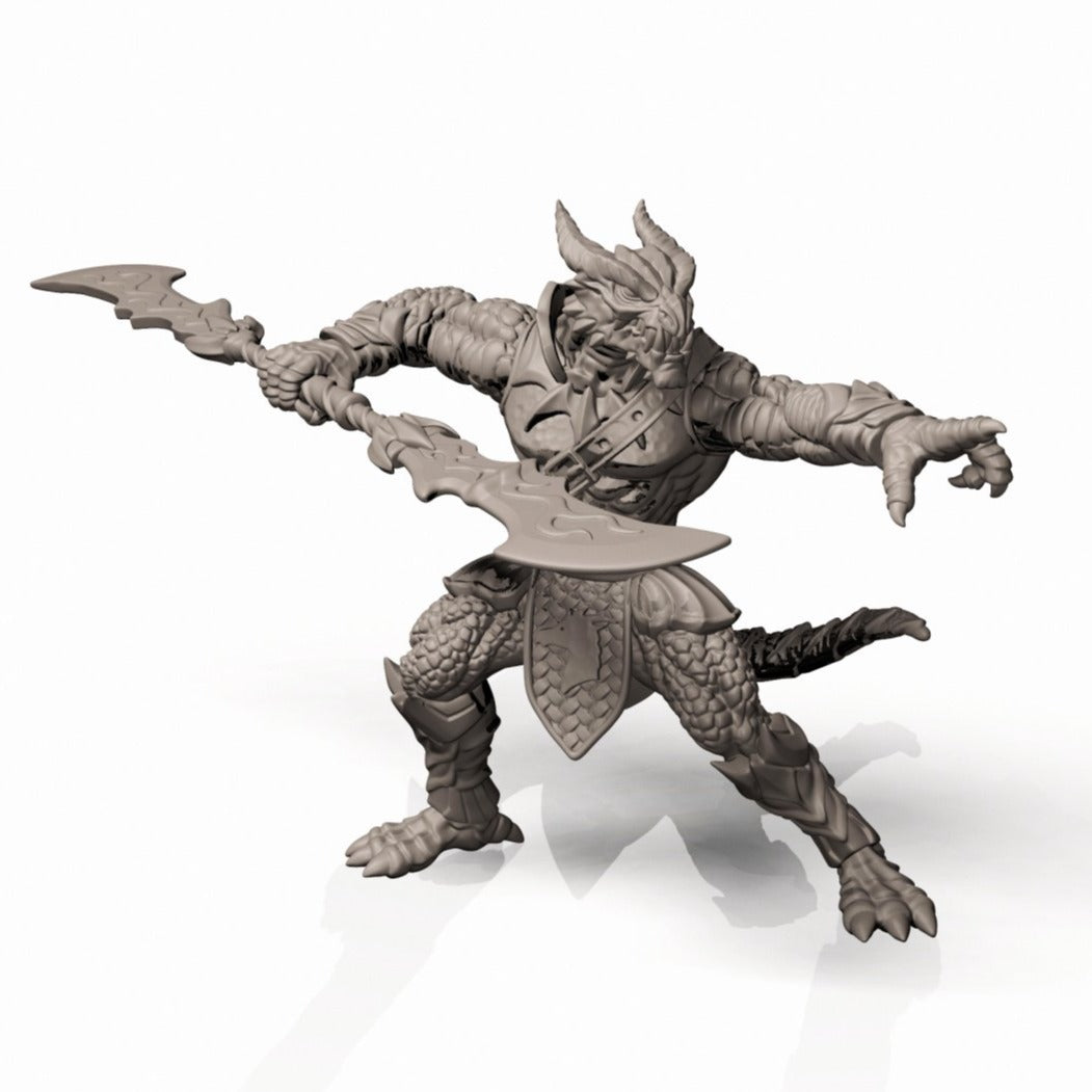 Dragonborn Paladin - Pit Fighter Champion Miniature
