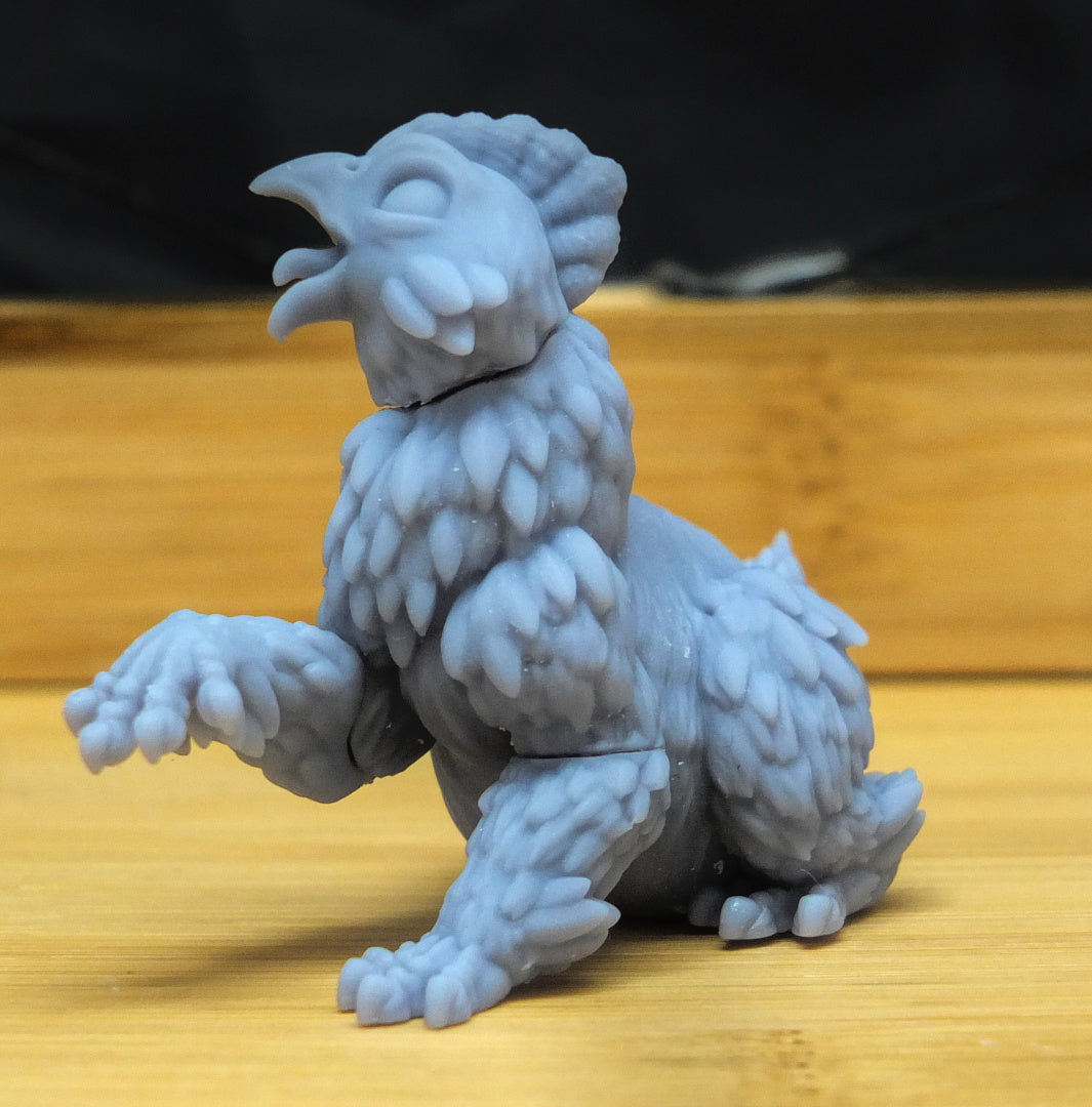 Scurryni Bard Riding Chickenbear Resin Miniature for DnD | Tabletop Gaming