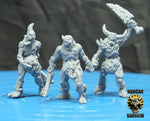 Plague Demons with Swords Resin Models for Dungeons & Dragons & Board RPGs
