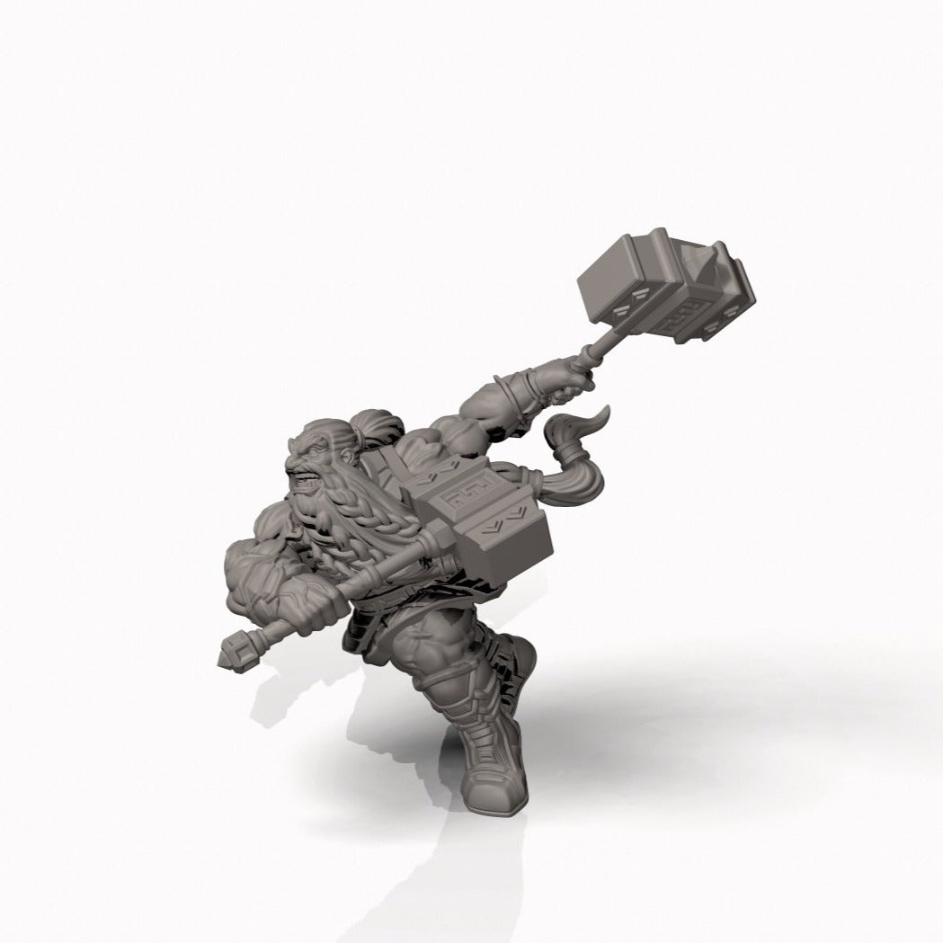 Dwarf Lord - Pit Fighter Champion Miniature