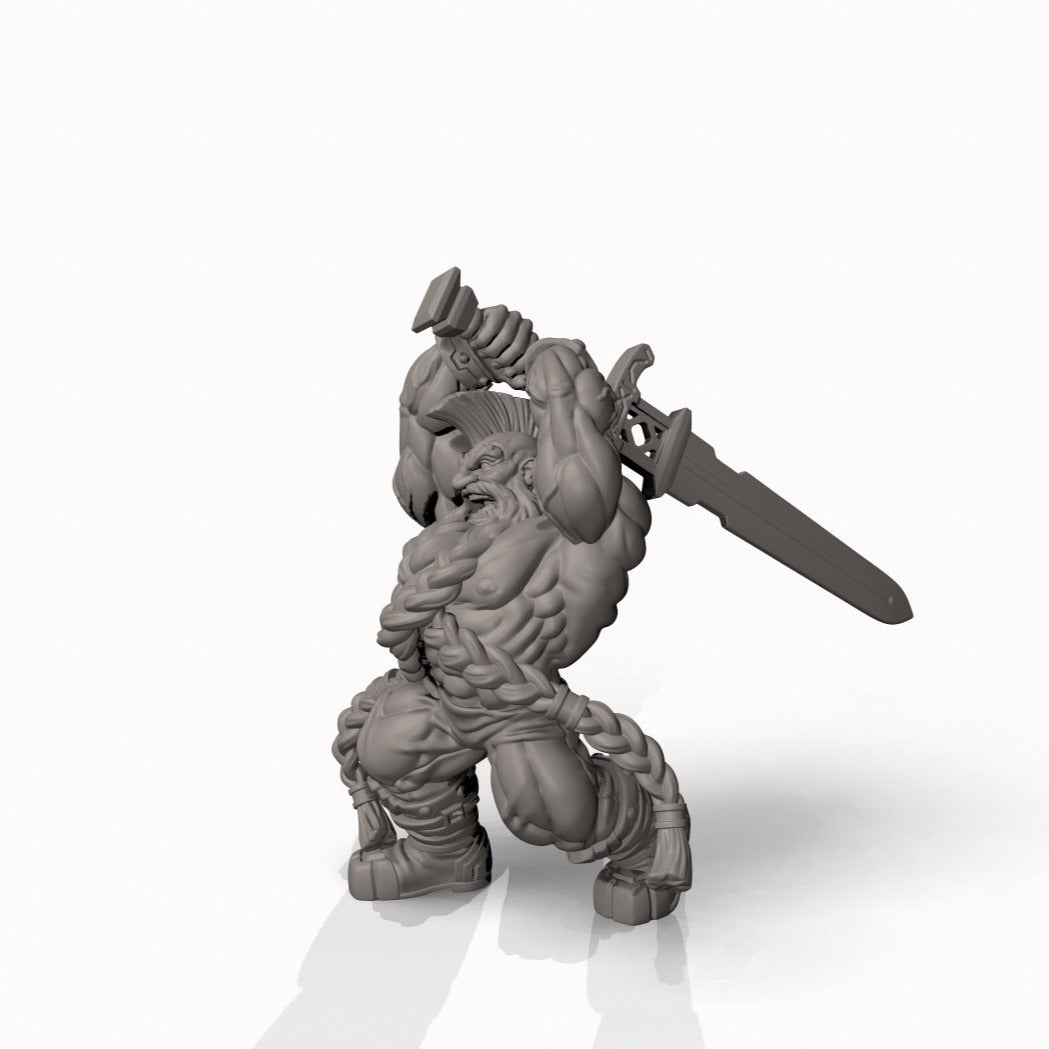 Dwarf Slayer - Pit Fighter Champion Miniature