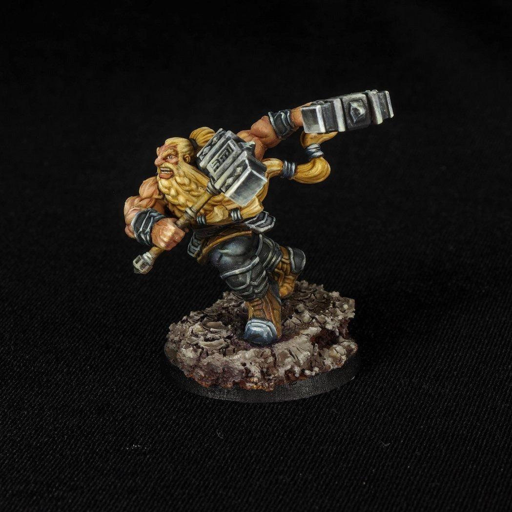 Dwarf Lord - Pit Fighter Champion Miniature