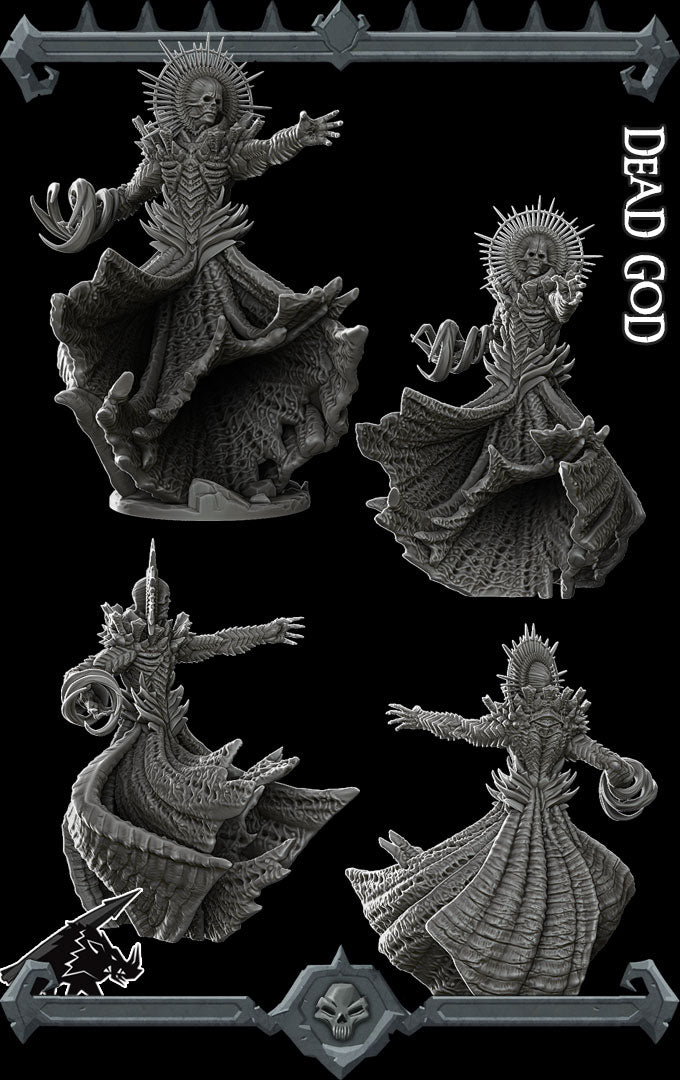 DEAD GOD - Miniature | All Sizes | Dungeons and Dragons | Pathfinder | War Gaming