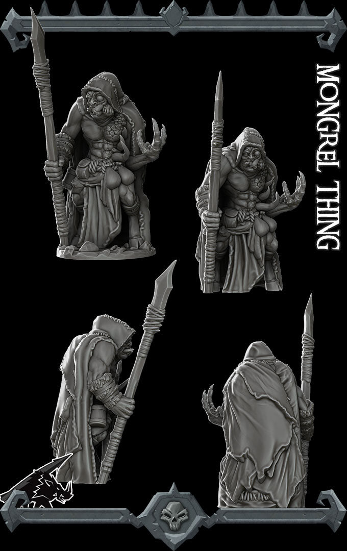 MONGREL THING - Miniature | All Sizes | Dungeons and Dragons | Pathfinder | War Gaming