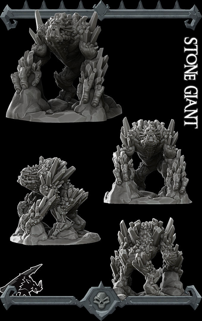STONE GIANT - Miniature | All Sizes | Dungeons and Dragons | Pathfinder | War Gaming