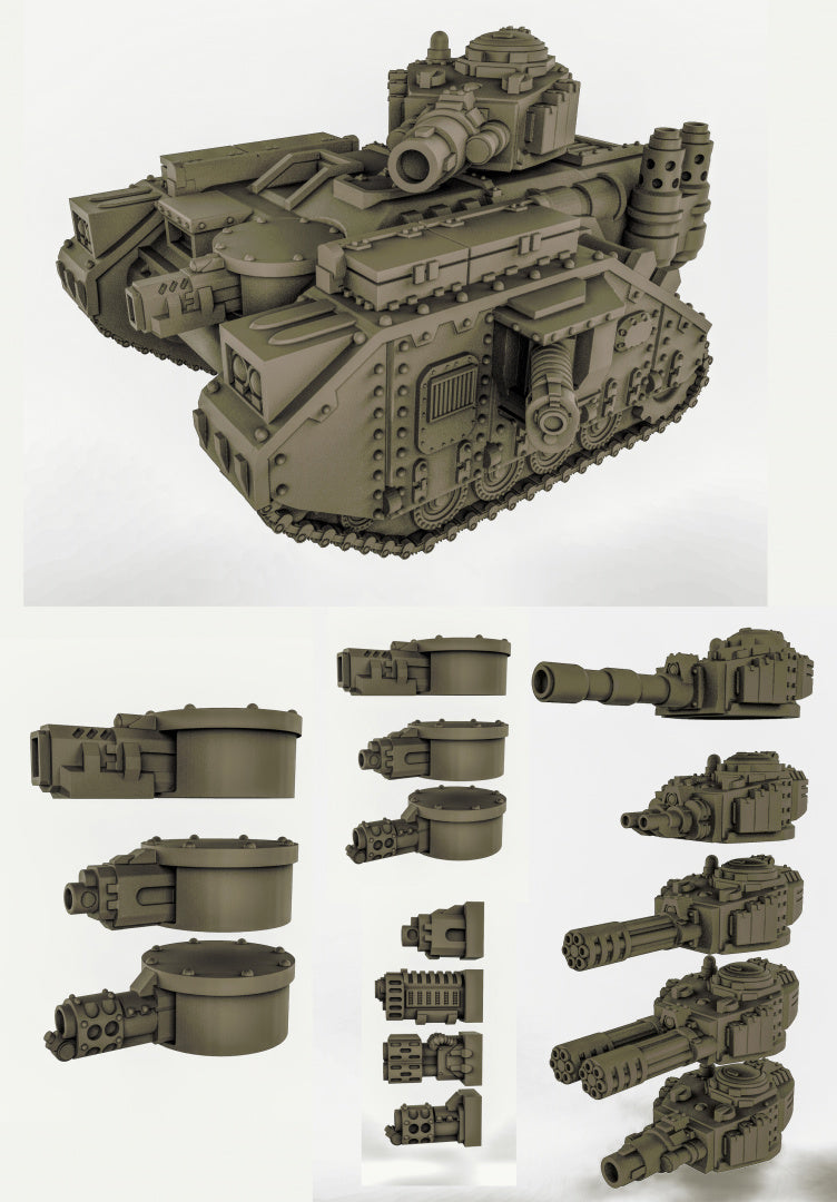Main Battle Tank Model Kit - Tank Collection for 28mm Miniature Wargam ...