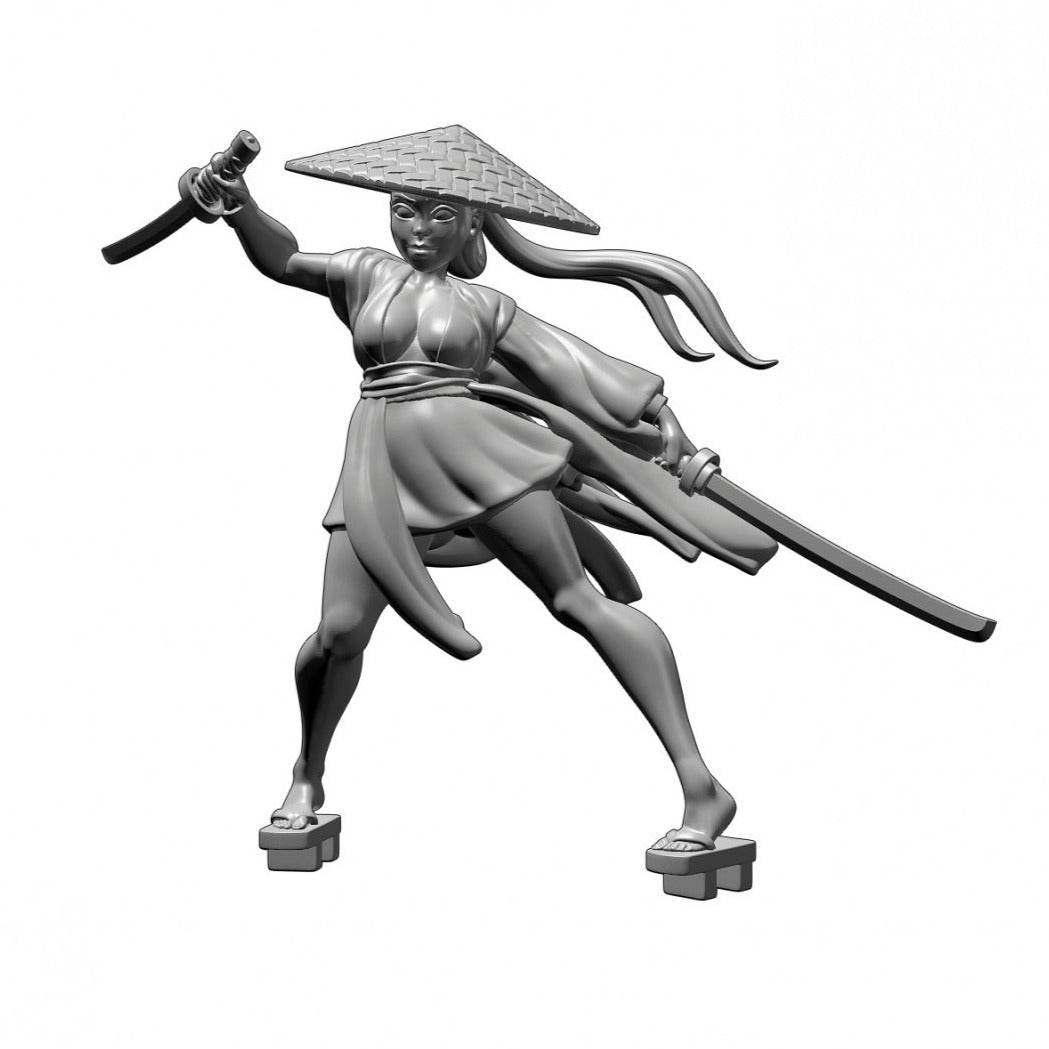Samurai Girl - Pit Fighter Champion Miniature