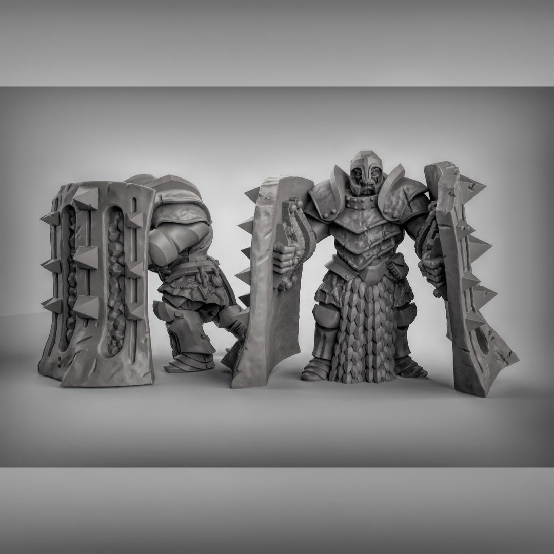 Fire Giant Drednoughts x 2 Resin Models for Dungeons 'n Dragons & Board RPGs