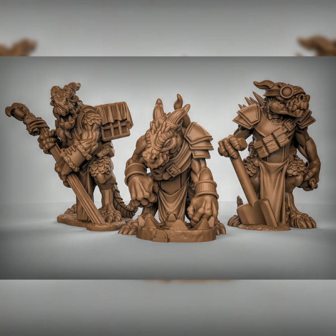 Kobold Trappers Resin Miniature for DnD | Tabletop Gaming