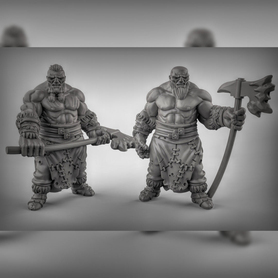 Frost Giants (Pair) Resin Miniature for DnD | Tabletop Gaming