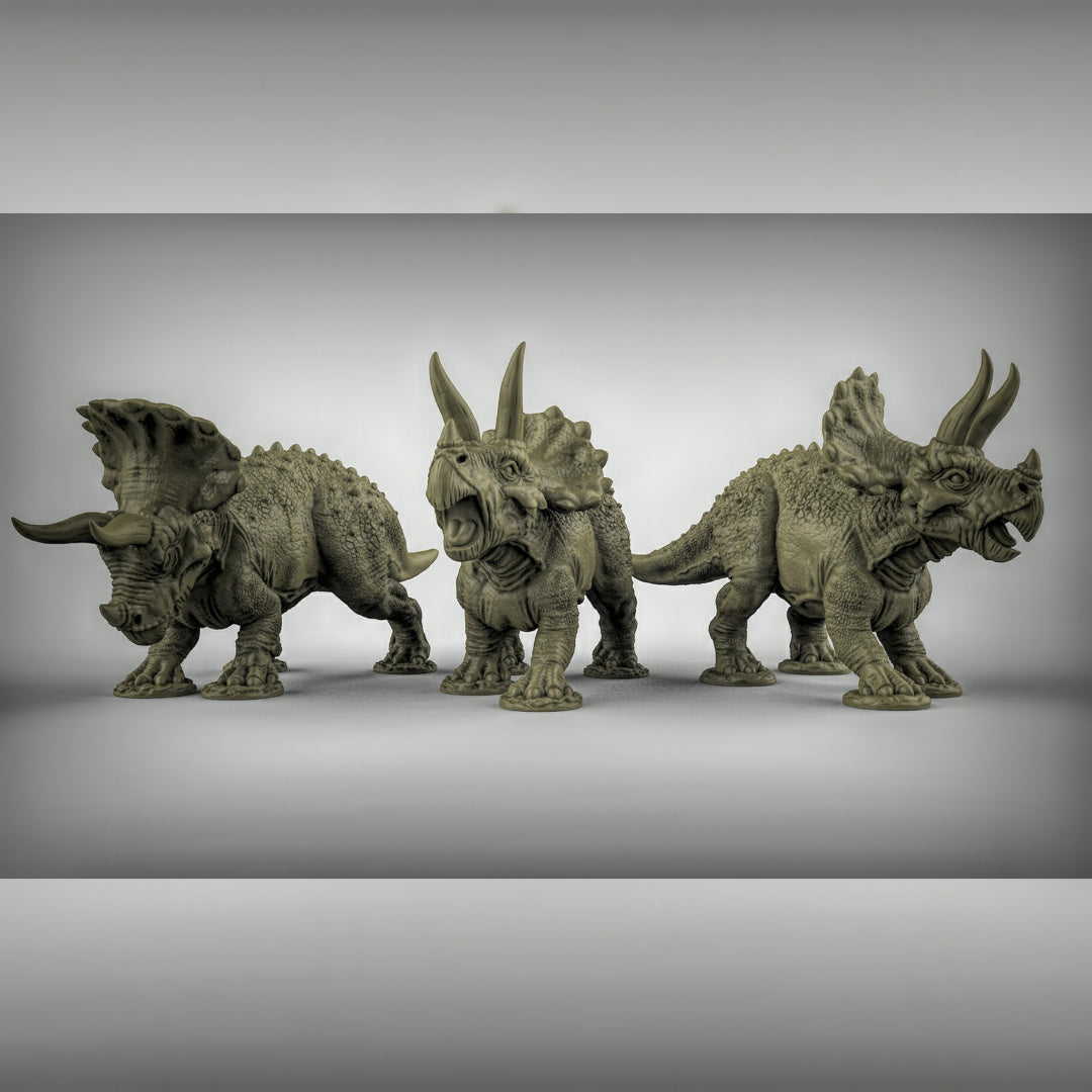 Triceratops Resin Miniatures for DnD | Tabletop Gaming
