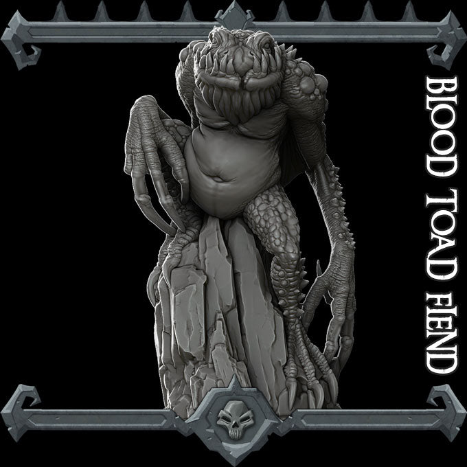BLOOD TOAD FIEND - Miniature | Dungeons and dragons | Cthulhu | Pathfinder | War Gaming