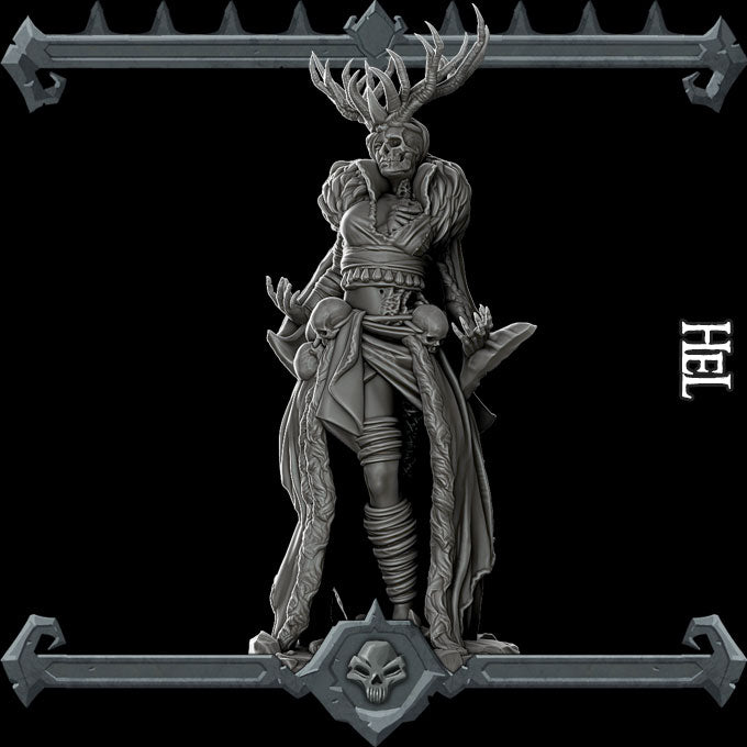 HEL - Miniature | All Sizes | Dungeons and Dragons | Pathfinder | War Gaming