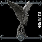 ICE PHOENIX - Miniature -All Sizes | Dungeons and Dragons | Pathfinder | War Gaming