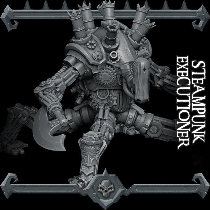 STEAMPUNK EXECUTIONER - Miniature | Dungeons and dragons | Cthulhu | Pathfinder | War Gaming