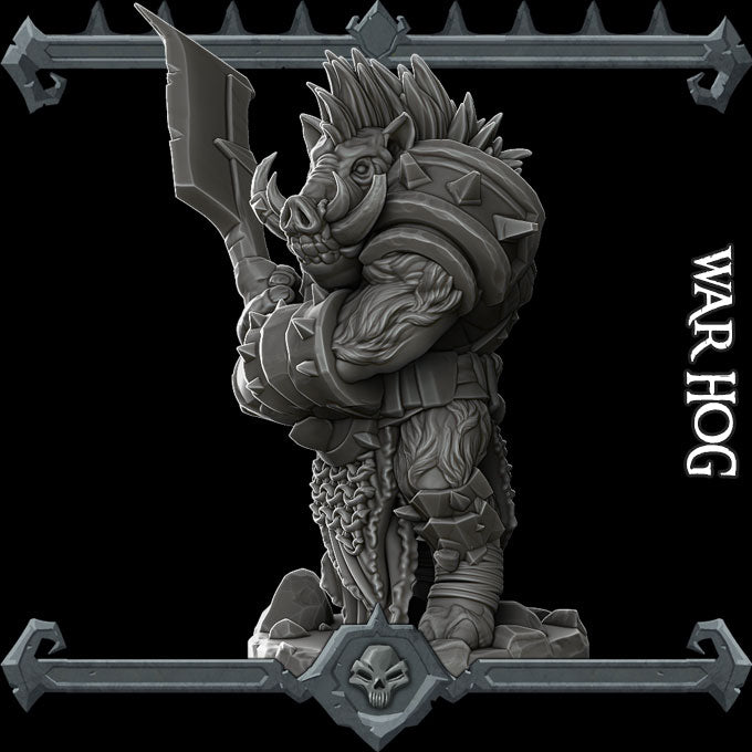 WAR HOG - Miniature | Dungeons and dragons | Cthulhu | Pathfinder | War Gaming