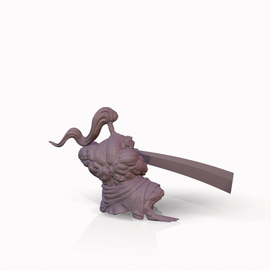 Hikkiyori Swordmaster -Toad Samurai - Pit Fighter Champion Miniature