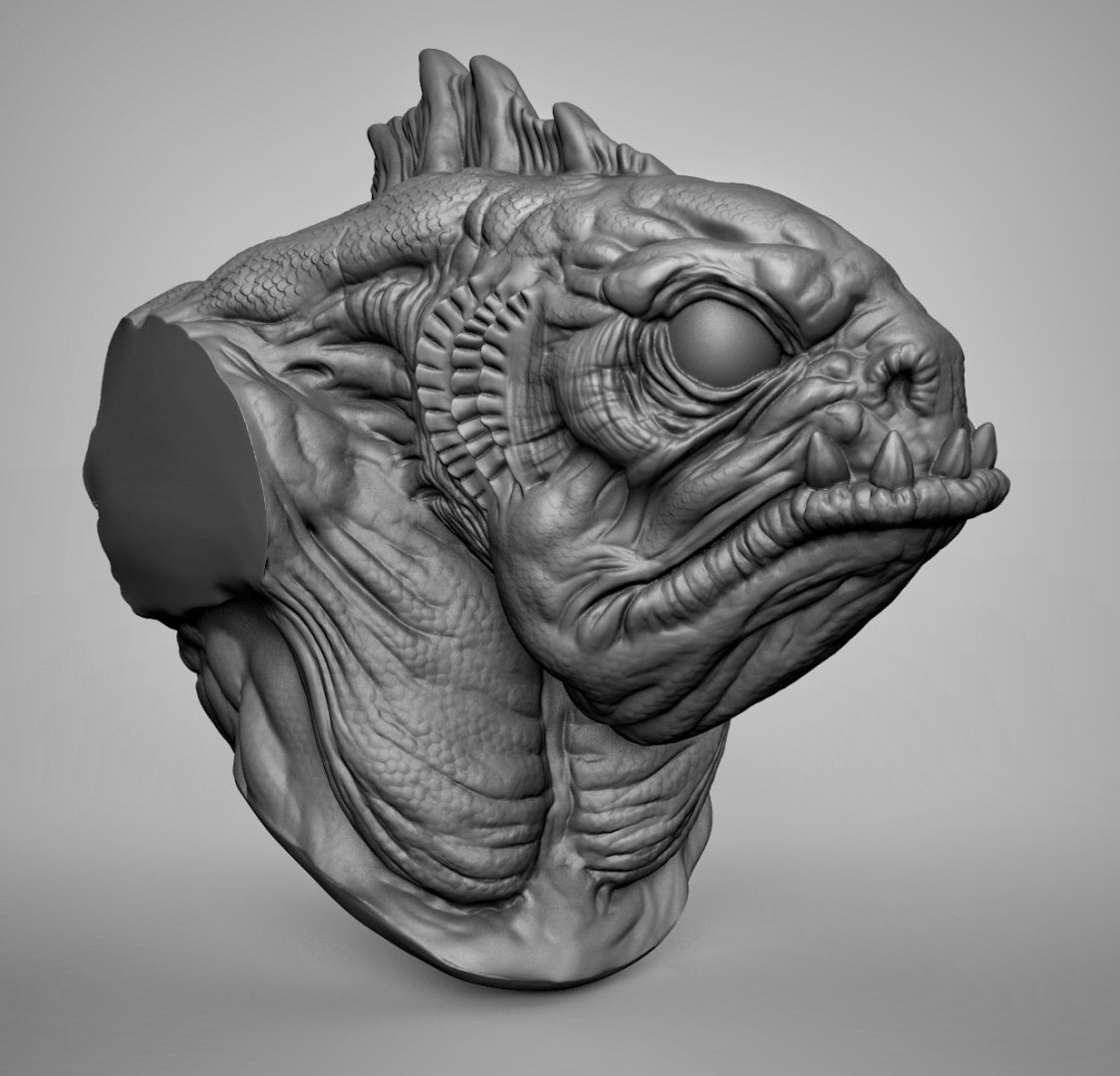 Deepone Bust Resin Models for Dungeons & Dragons & Board RPGs