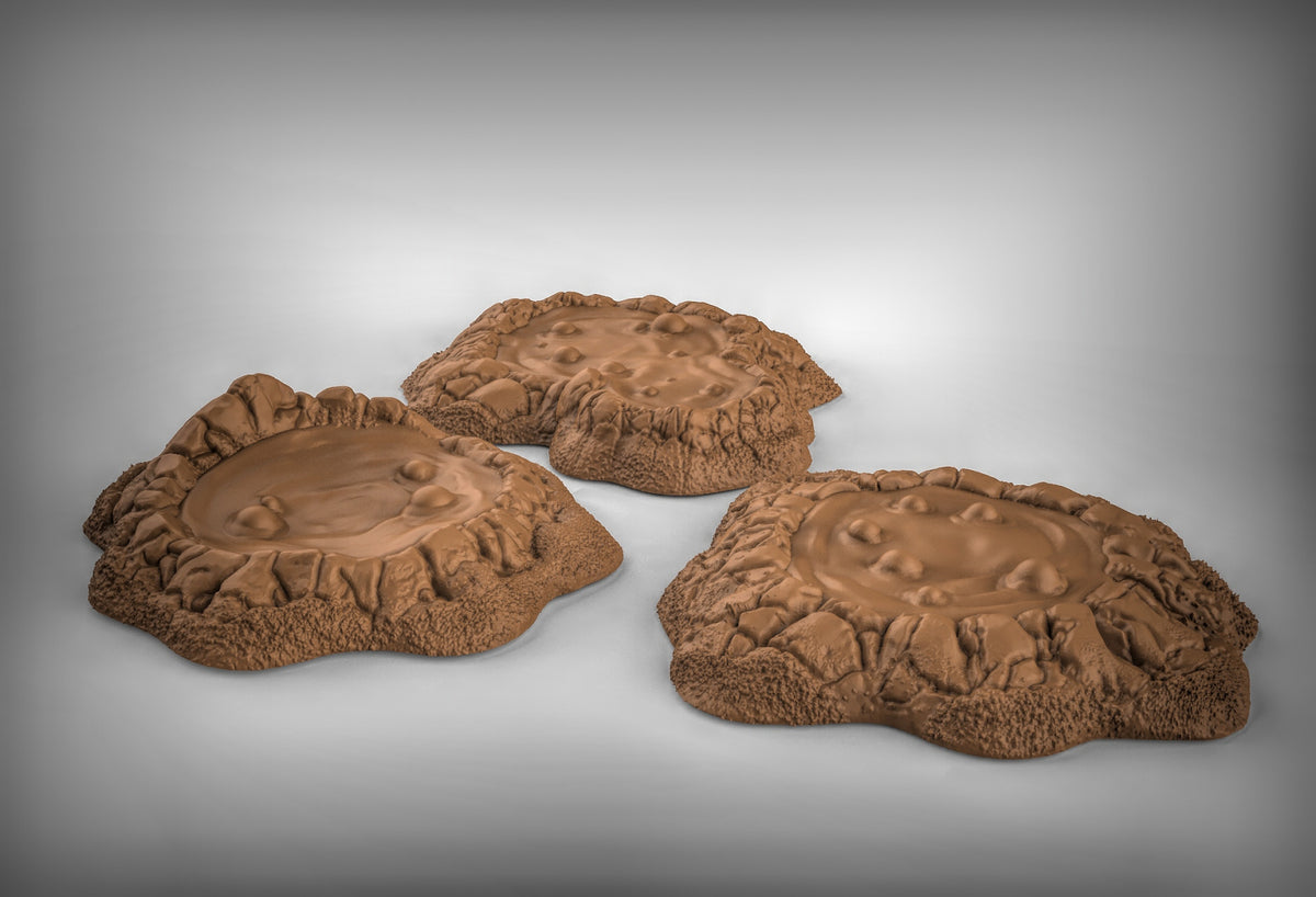Lava Pools Resin Models for Dungeons & Dragons & Board RPGs
