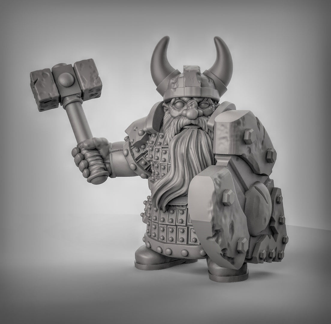Armoured Dwarves Resin Miniature for DnD | Tabletop Gaming
