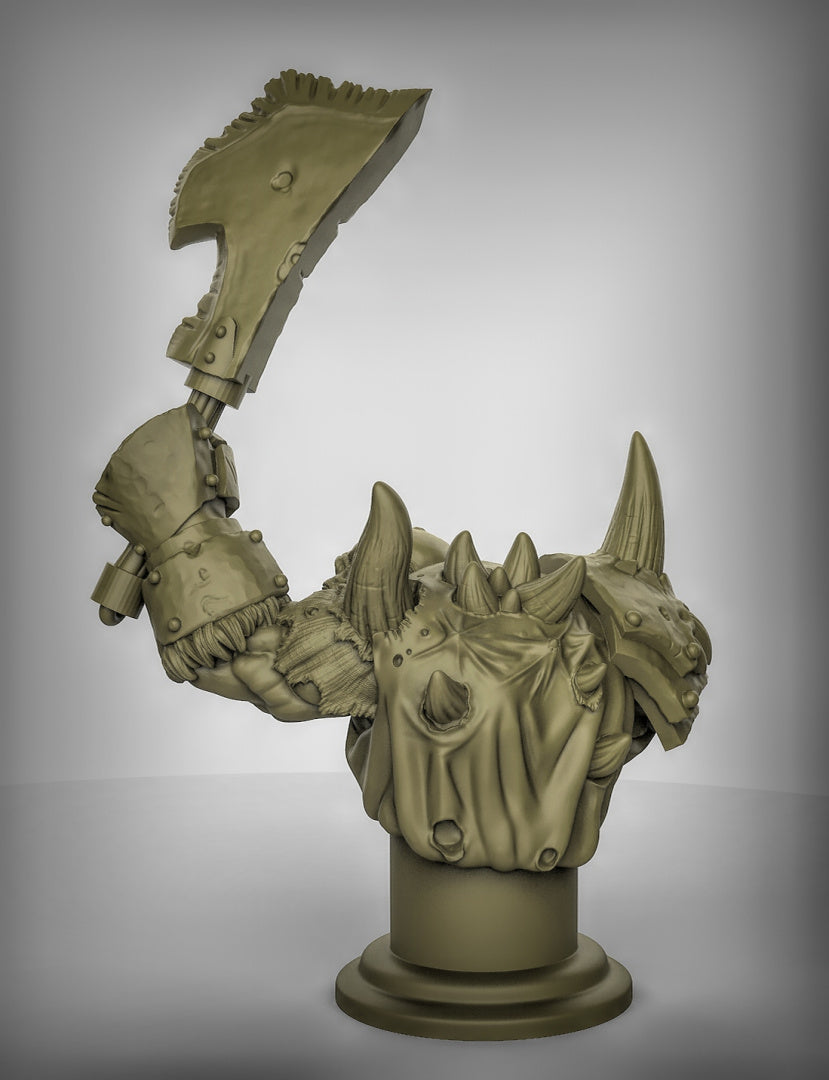 Chaos Orc bust Resin Model for Dungeons & Dragons | Board RPGs
