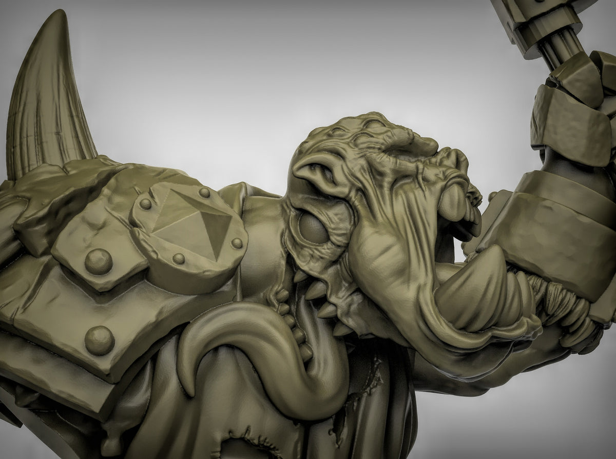 Chaos Orc bust Resin Model for Dungeons & Dragons | Board RPGs