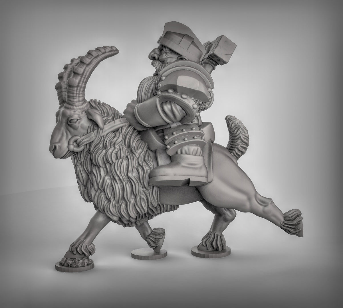Dnd Riding Goat Dwarf Goat Riders | Resin Miniature | DnD Tabletop– Paragon Star