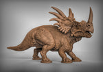 Styracosaurus Dinosaur Pair | Resin Miniatures for DnD | Tabletop Gaming
