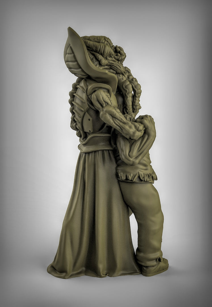 Cthulhu Cultist feeding Resin Miniature for DnD | Tabletop Gaming