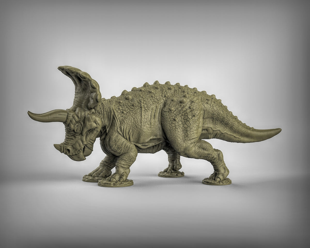 Triceratops Resin Miniatures for DnD | Tabletop Gaming