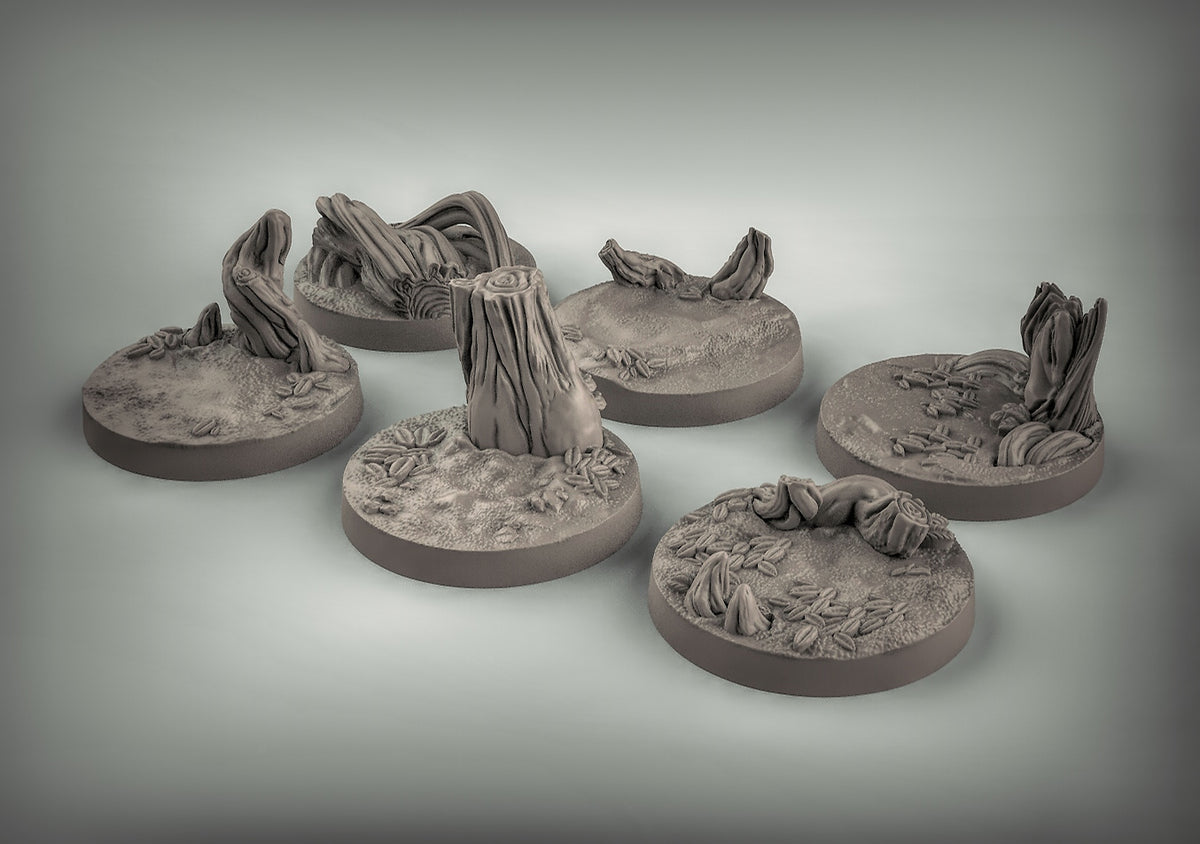 Woodland Bases Resin Miniature for DnD | Tabletop Gaming