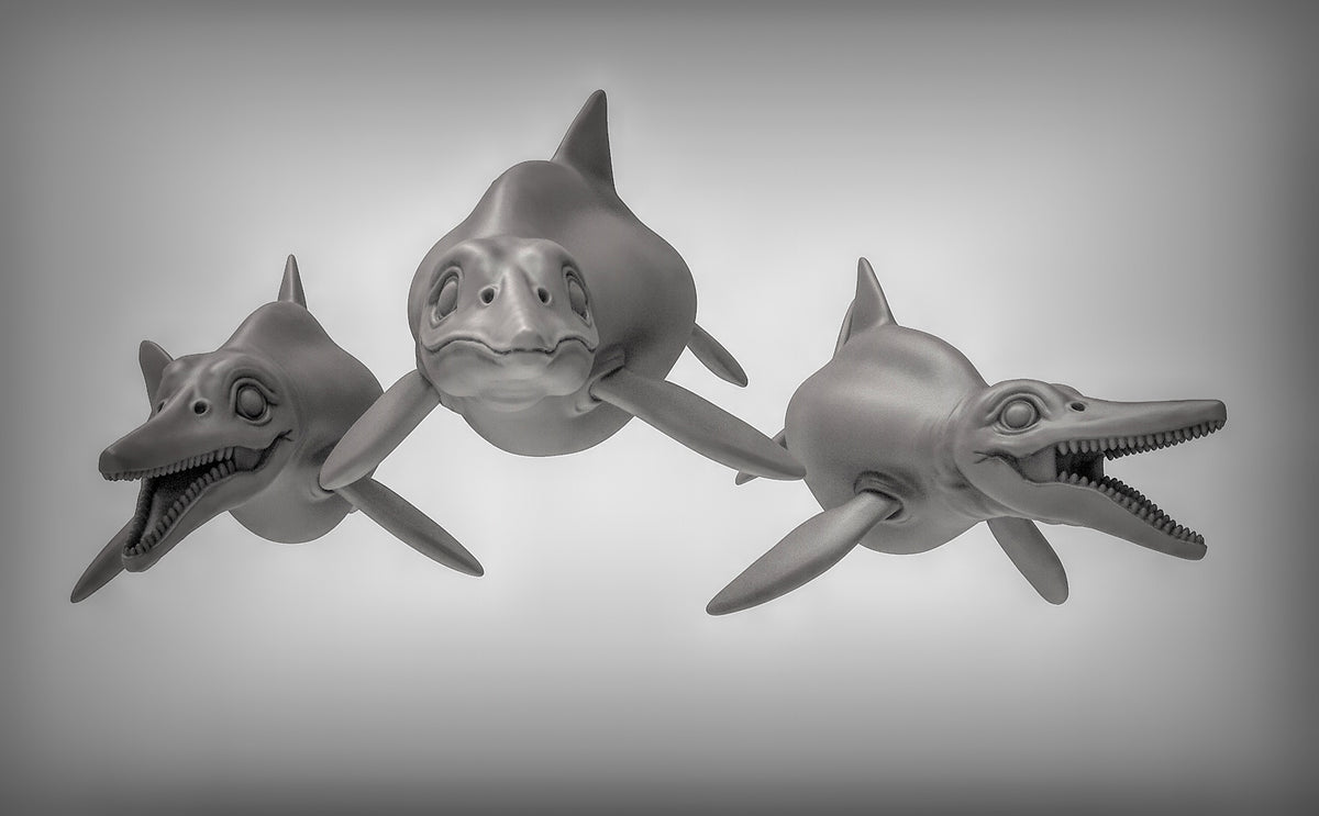 Ichthyosaur Dinosaur Resin Models for Dungeons & Dragons & Board RPGs