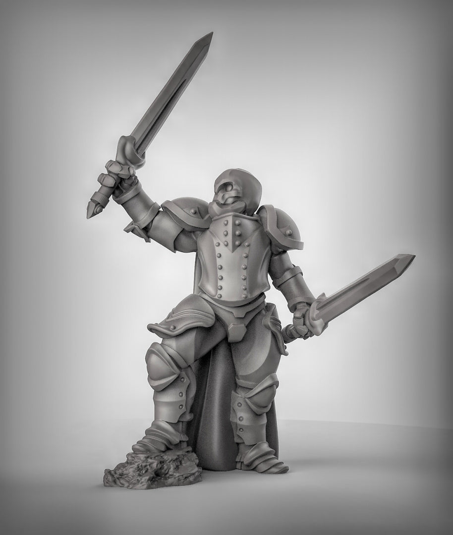Warforged Fighters 2 Resin Miniature for DnD | Tabletop Gaming