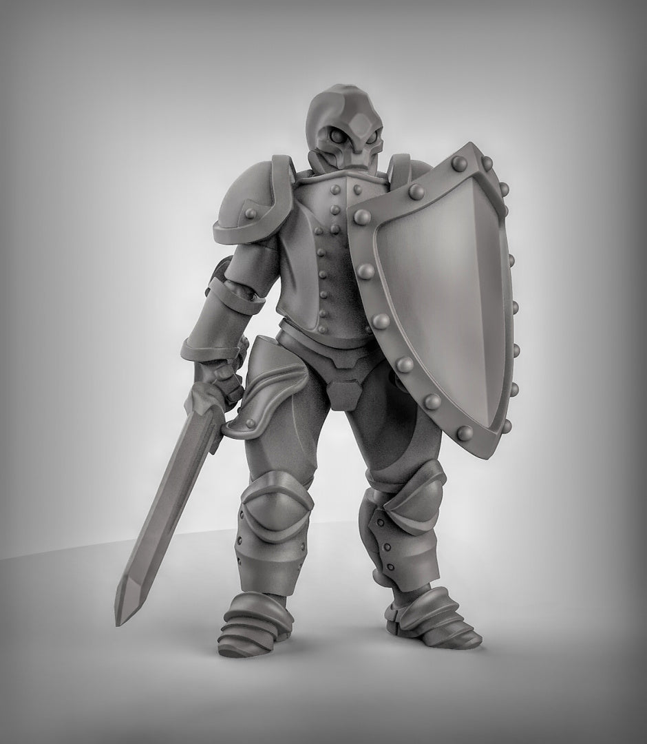 Warforged Fighters 3 Resin Miniature for DnD | Tabletop Gaming