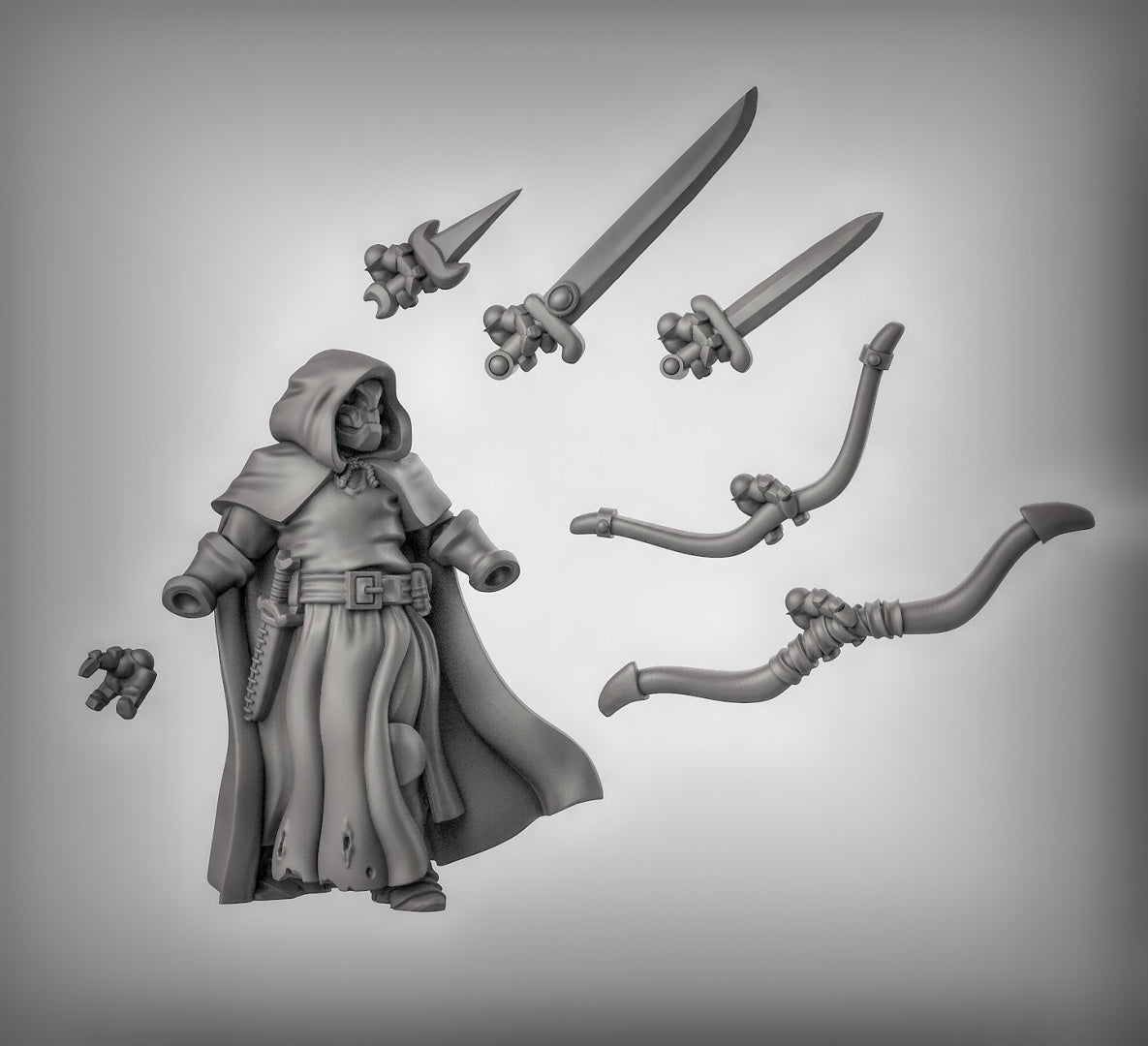 Warforged Rangers Resin Miniature for DnD | Tabletop Gaming
